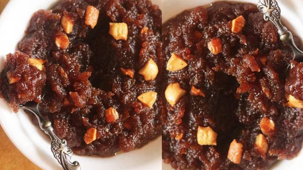 khajoor halwa recipe note healthy tasty recipe for monsoon low calories know more testy sweet marathi recipes