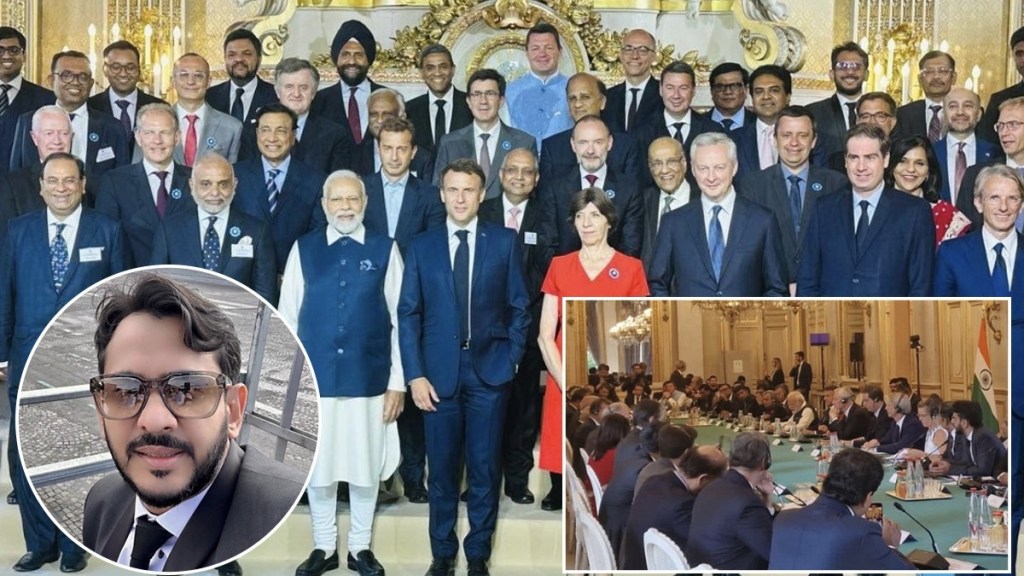 boat ceo aman gupta in france wi pn marendra modi