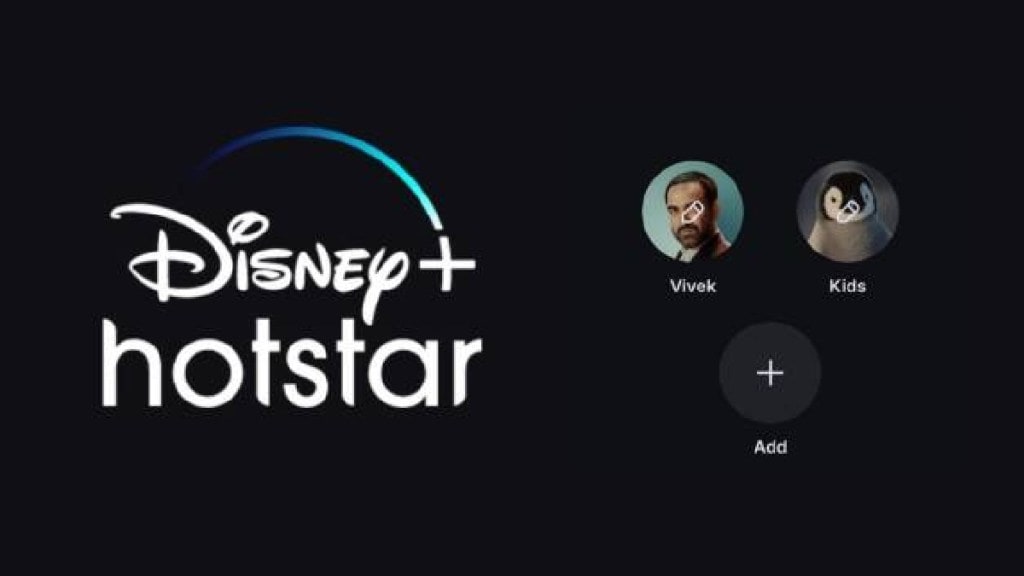 DisneyPlus Hotstar supports user profiles