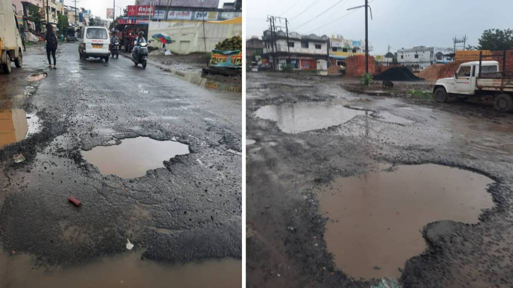 condition roads Nagpur city