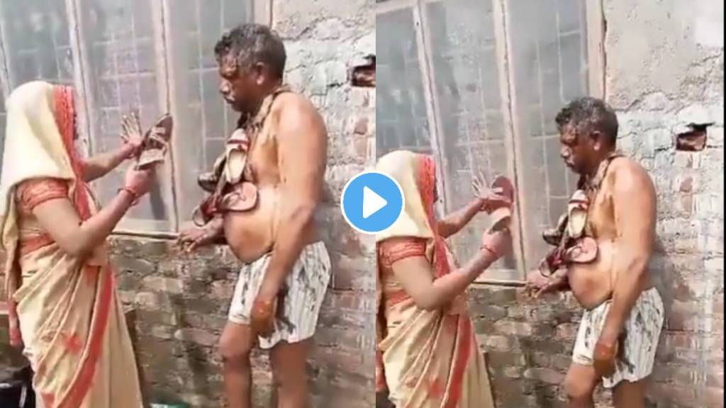 man caught molesting woman beat him Women in Auraiya District UP over Misbehaving and harassing ladies of the village users say this is not manipur video viral