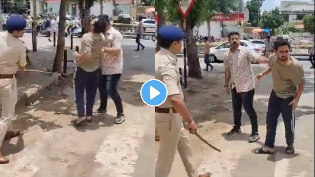 Men beaten up by Gujarat Police in Public Against Violation of Law