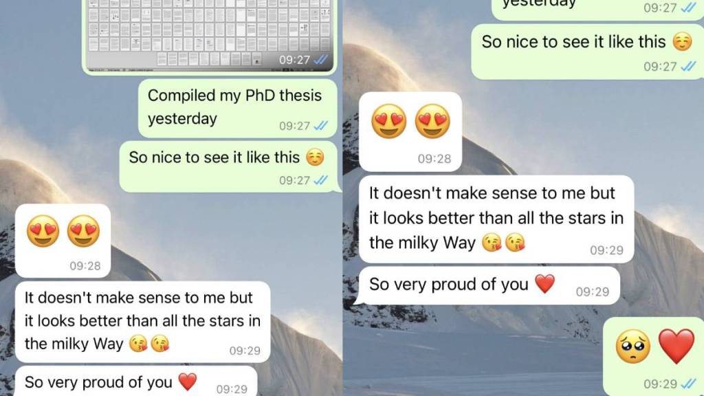 Woman shares her mother’s response to her PhD thesis. Completely real, says Internet