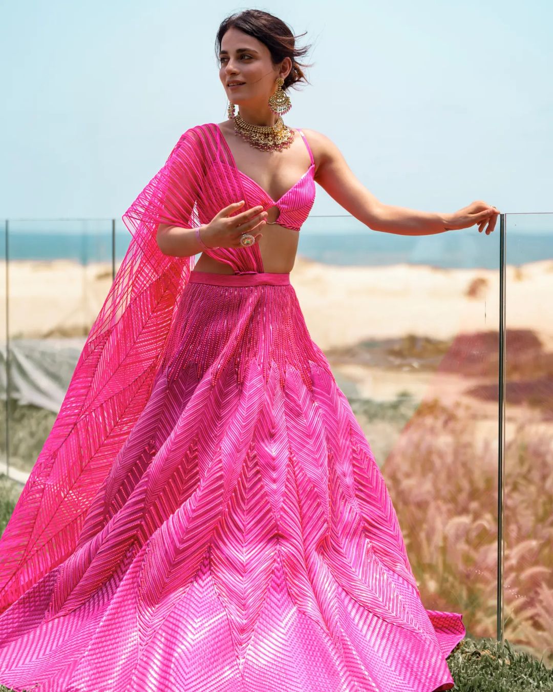 Plain Pink Silk Lehenga Choli | Designer lehenga choli, Lehenga designs,  Lehenga style