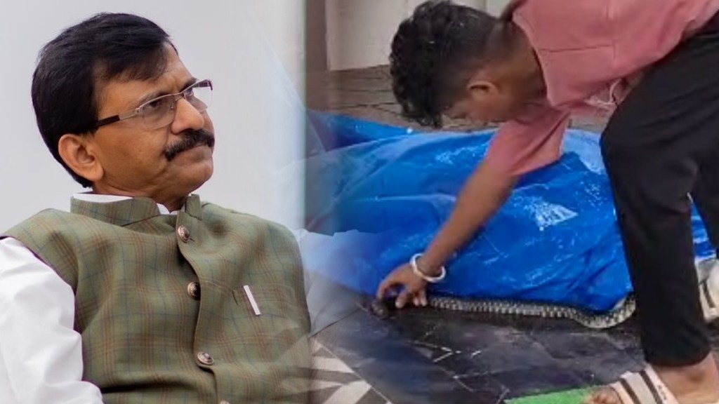 Snake Found at Sanjay Raut House