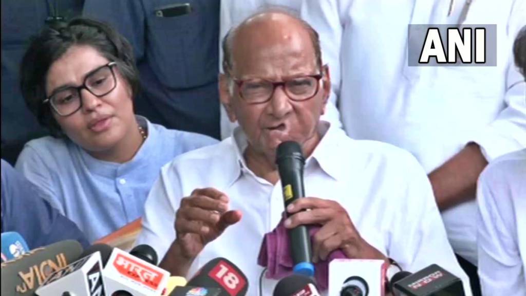 Sharad Pawar in Delhi