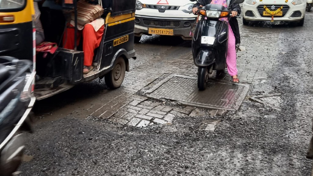 Sinhagad Road condition is poor