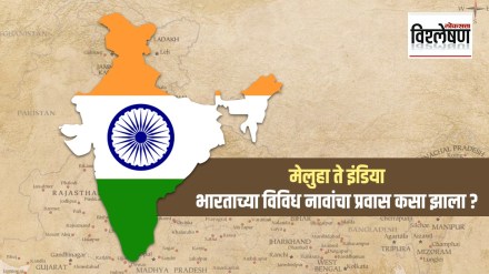 Journey of different names of India