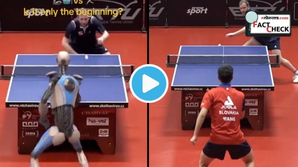 Man Vs Robot Table Tennis Video Swag Of Amazing Shots at Match Highlights You Will Get Dizzy Watching It Twice Trending News