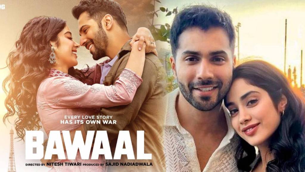 Varun Dhawan and Janhvi Kapoor bawaal movie to Release on amazon prime