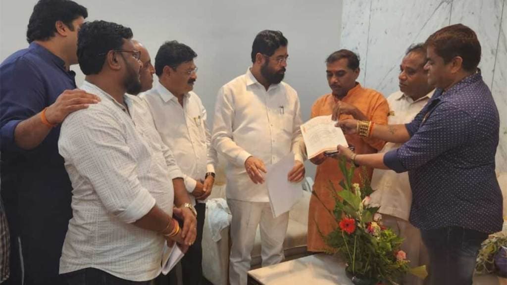 cm eknath shinde assurance for notification of 14 villages include in navi mumbai municipal corporation