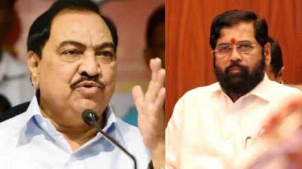 eknath khadse on eknath shinde