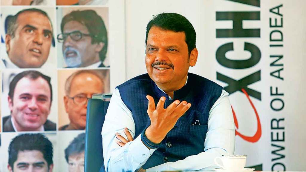 deputy chief minister devendra fadnavis interview at the indian express idea exchange event