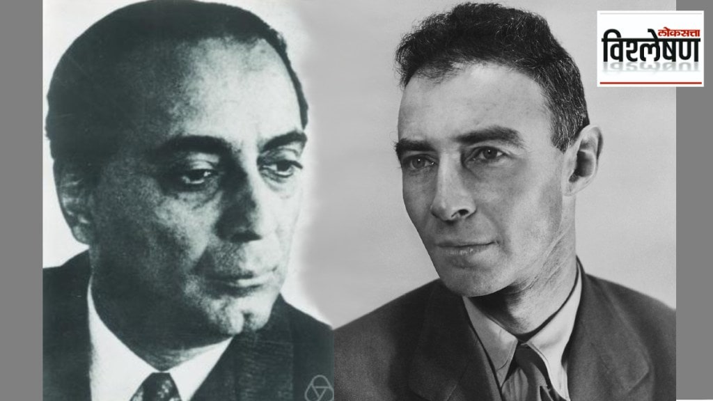 J. Robert Oppenheimer and Dr. Homi J. Bhabha