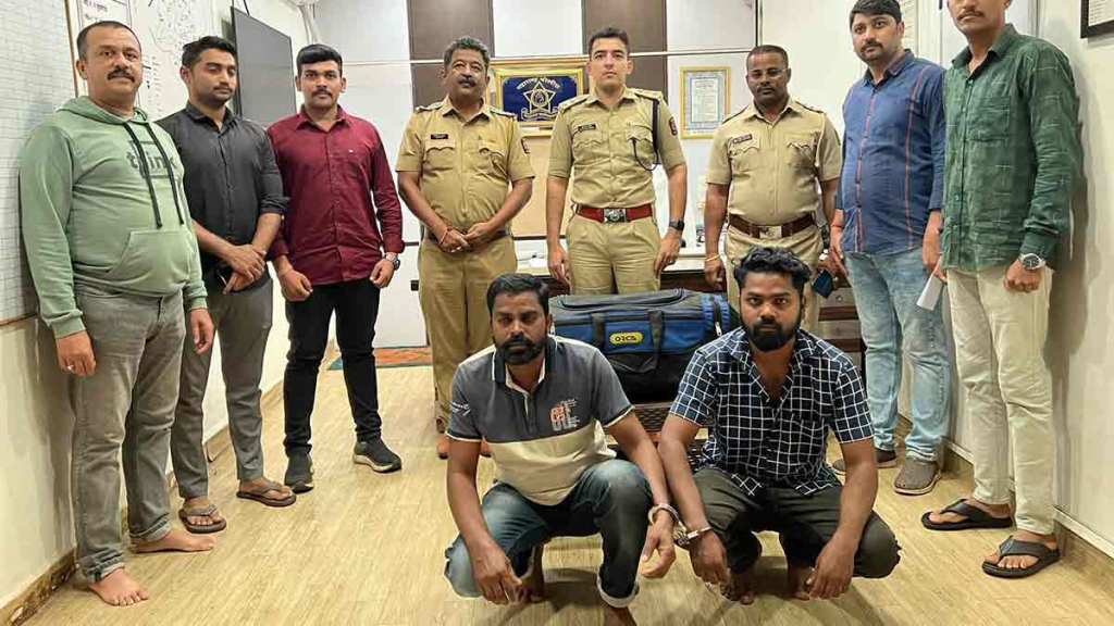 lonavala rural police seized 20 kg of ganja on the old pune mumbai highway