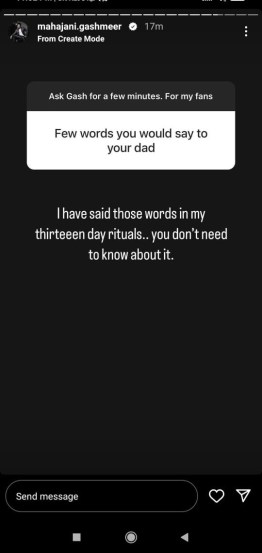 gashmeer word for dad