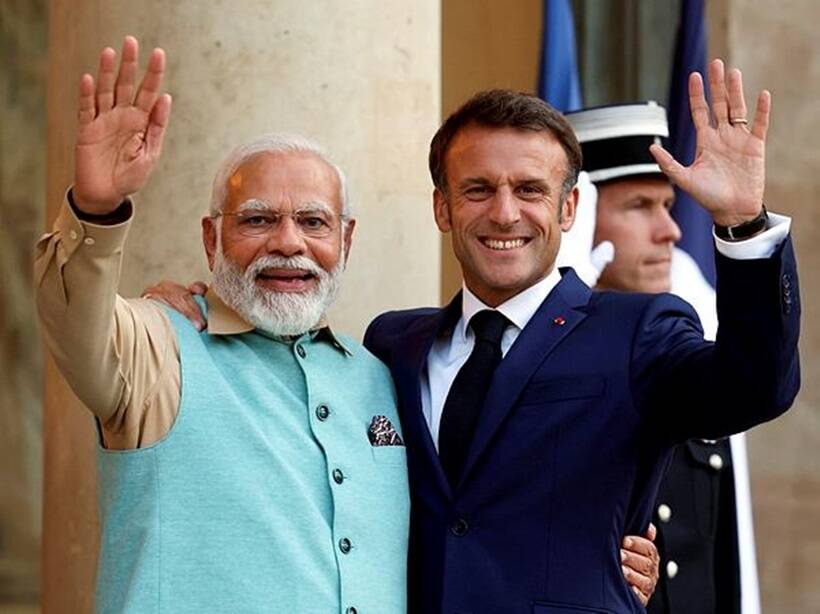 modi, france