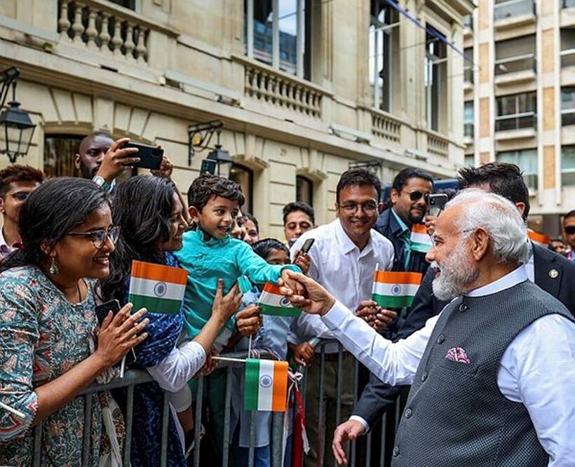 Modi, france