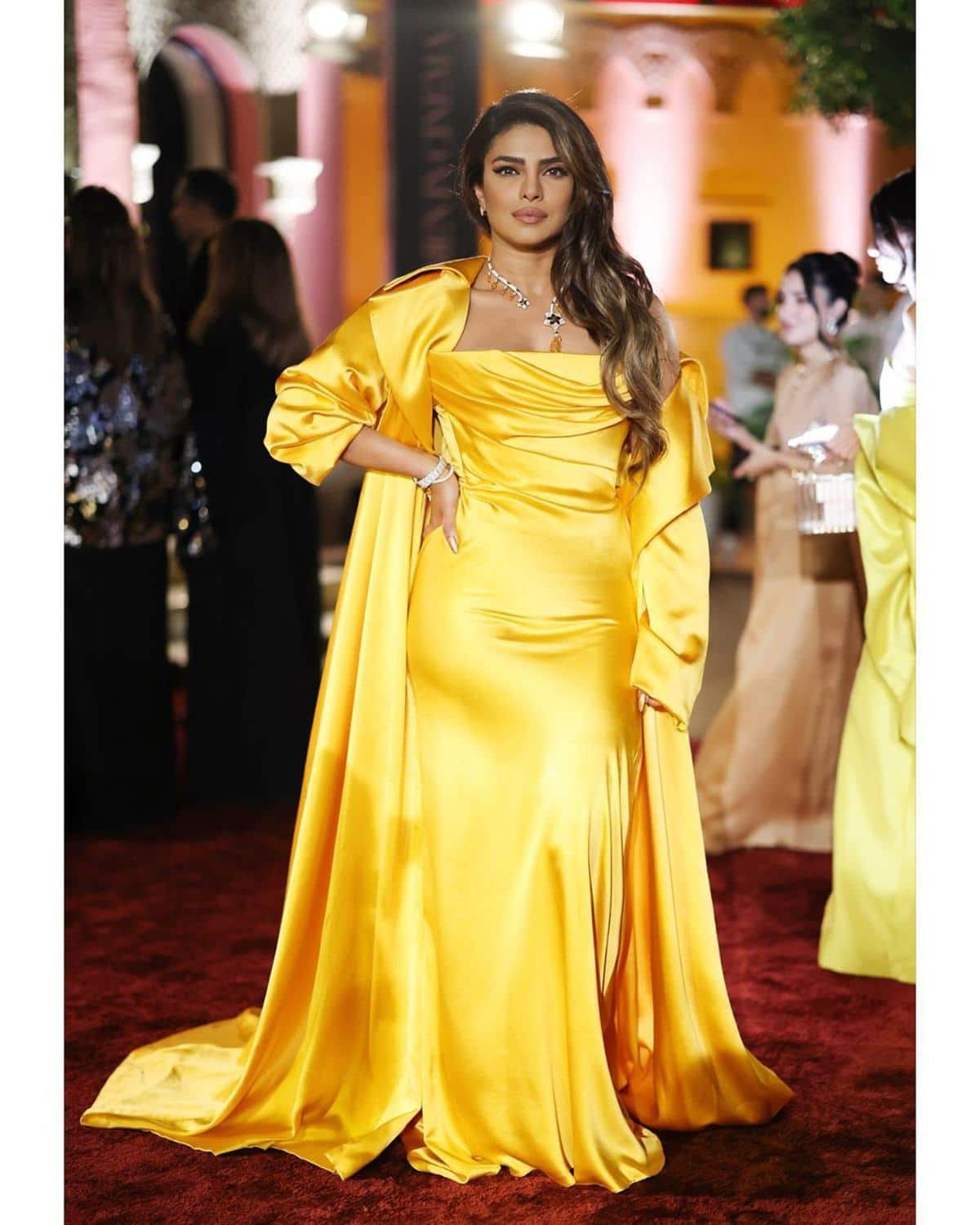 priyanka in yellow