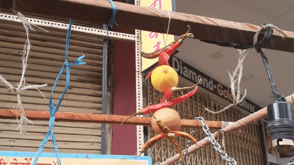 lemon chili tied vegetable vendors, stalls, shops malls outside homes