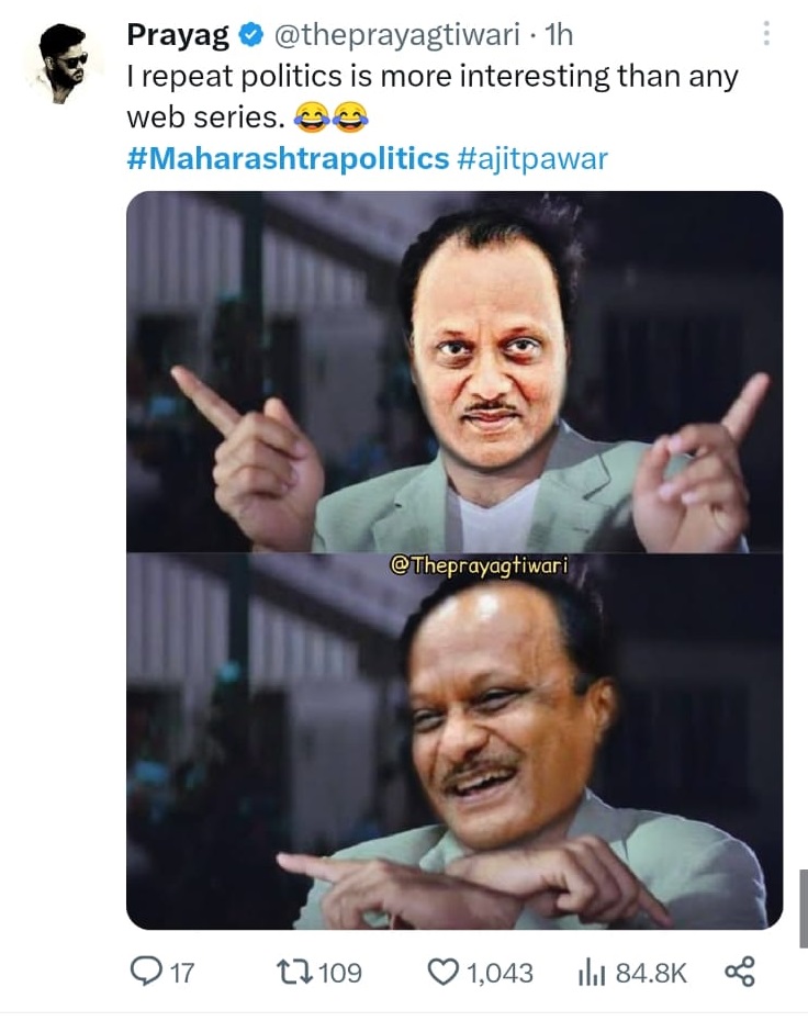 Maharashtra politics meme