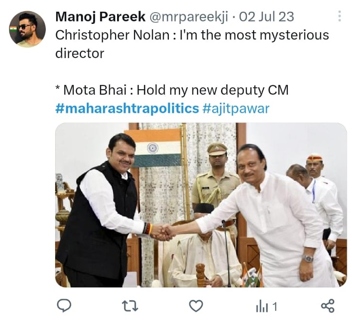 Maharashtra politics meme