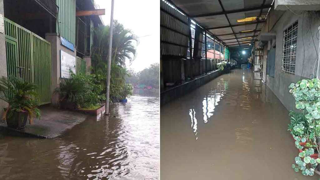 waterlogging in more than 50 companies in dombivli midc due to heavy rain