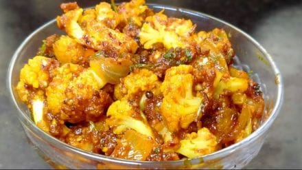 how to make spicy flower recipe masala kobi bhaji food lovers food news