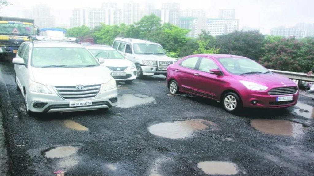 potholes in Thane