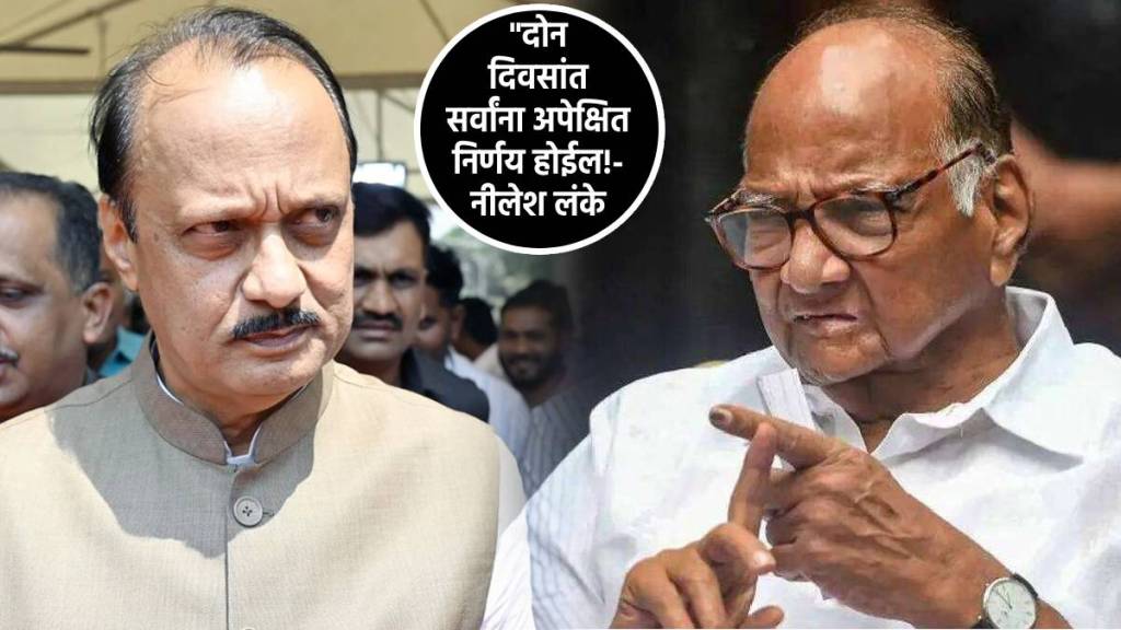 sharad pawar ajit pawar nilesh lanke