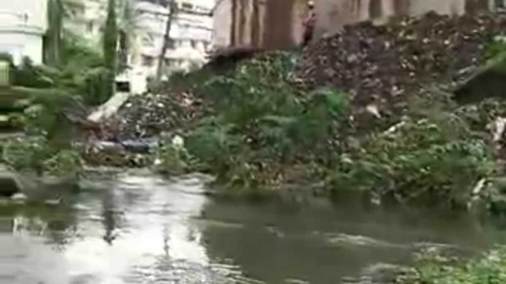 sewage water on road in koper east area