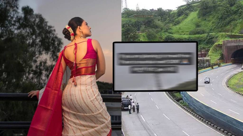 Sonalee Kulkarni shared post regarding pune mumbai traffic jam