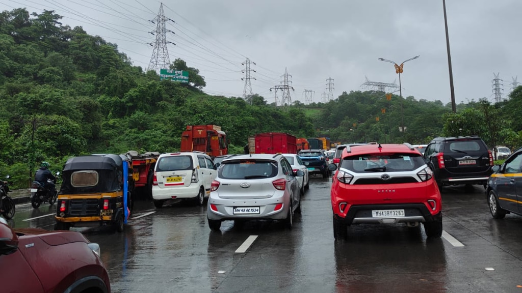 traffic congestion shiv panvel highway potholes