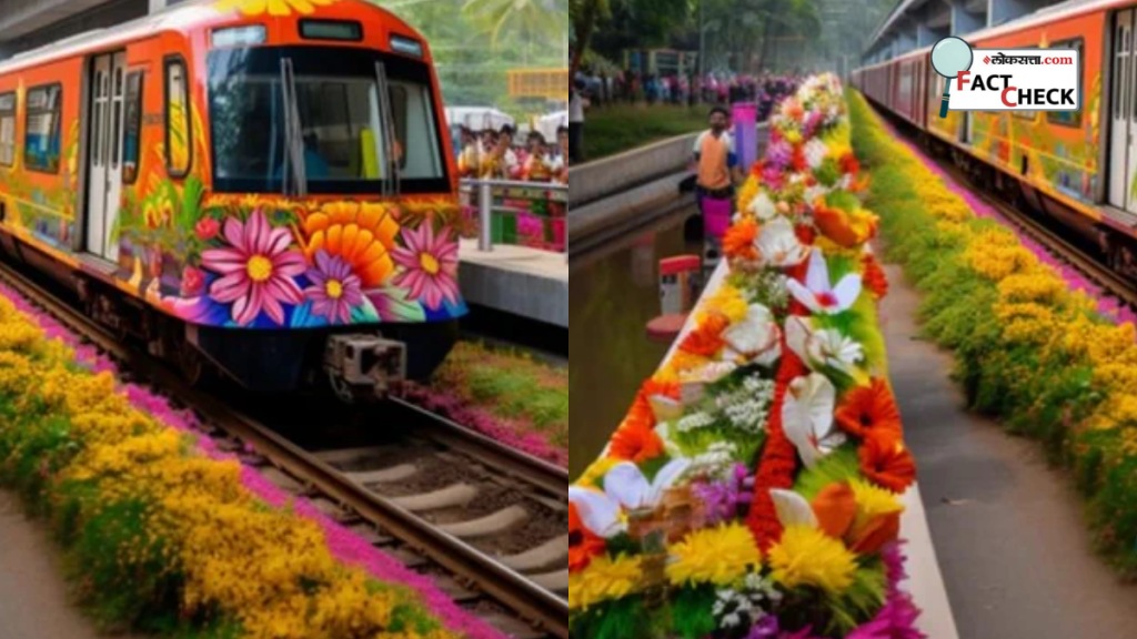 Vande Bharat Express Floral Design Look Impress Netizens Its Like Optical Illusion Test Can You Spot The Difference In Reality