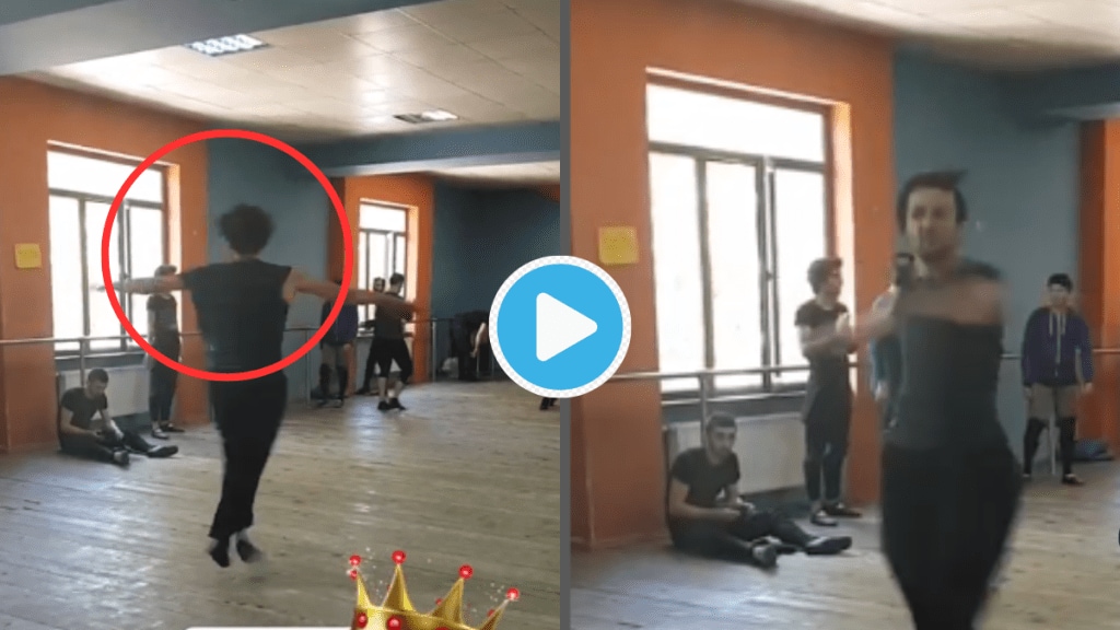 Ballet Dancer Man Takes Swing Round With a Speed Of Ceiling Fan Netizens We Feel Dizzy after Watching This Dance Video