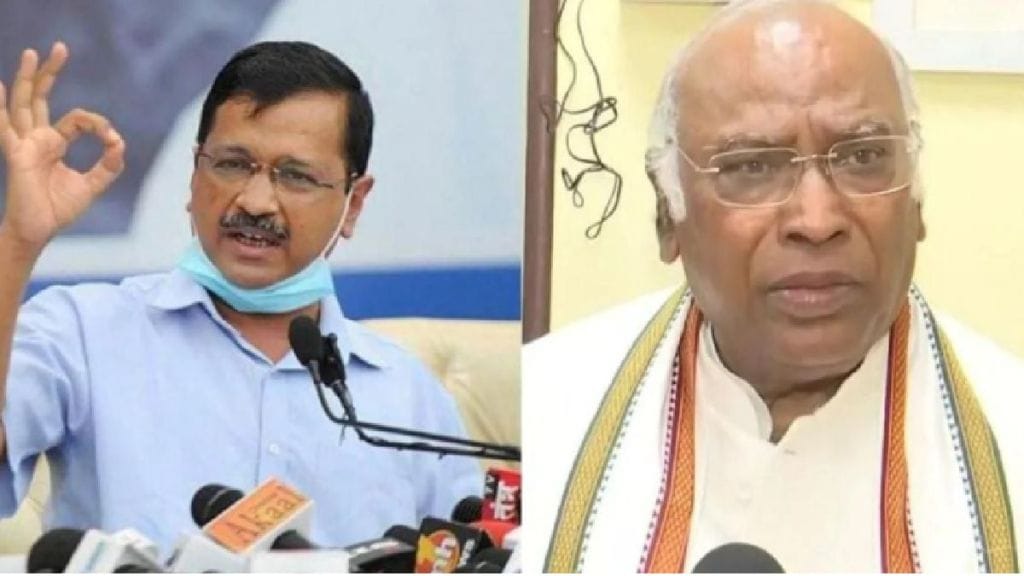 Arvind Kejriwal Mallikarjun Kharge