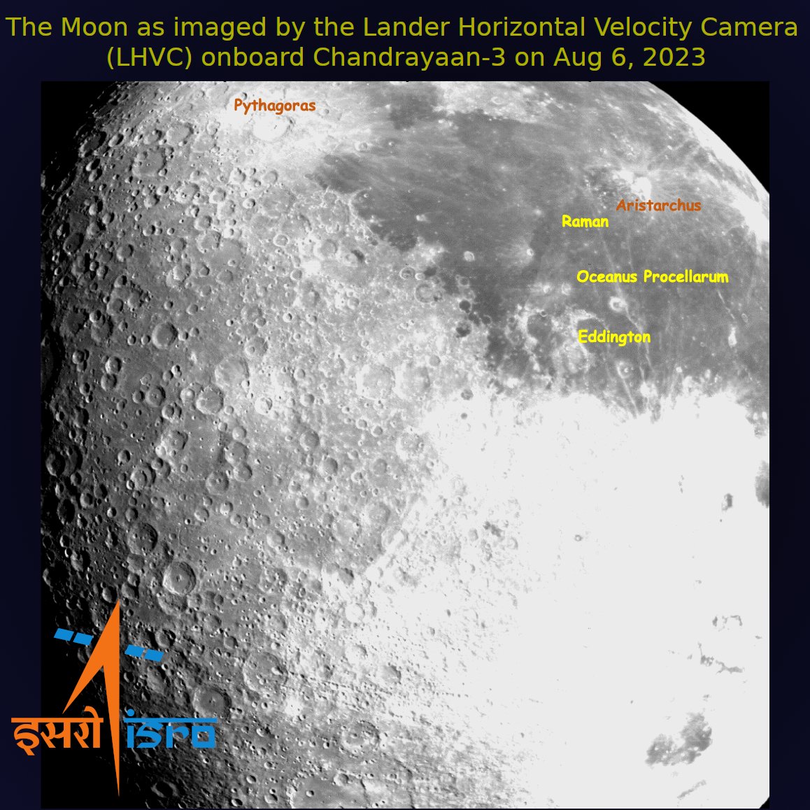 Chandrayaan-3 Mission Moon Photos