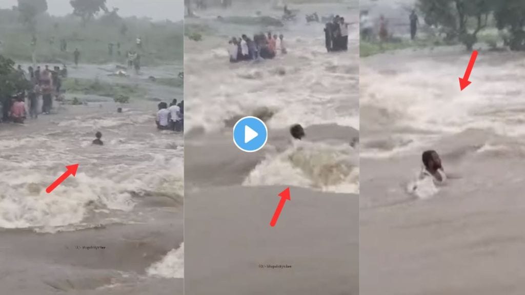 Man Dies In River Flood Video