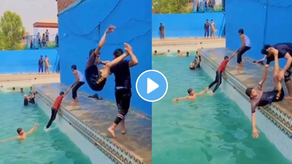 Water park resort accident video viral on social media be aware while playing on water park slide video viral on social media todays trending