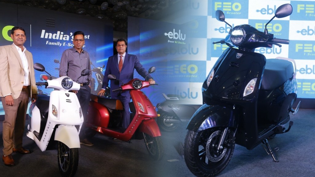 godawari eletricles launch eblu fea ev scooter india with 99999 rs