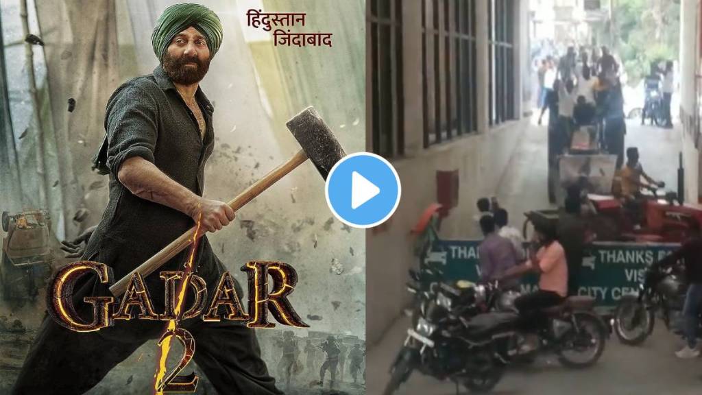 In Rajasthan: people flocking to see Gadar2 on Tractors. No prizes for guessing why I’m VERY pleased to see this…video viral on social media