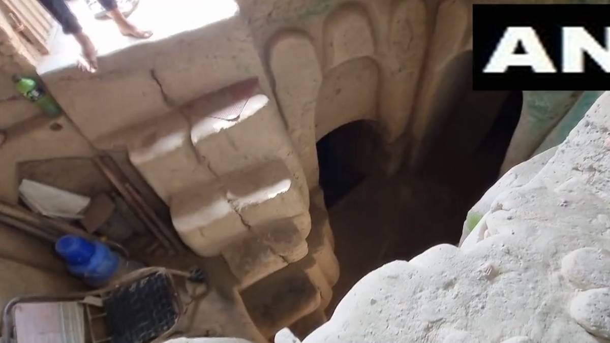 man builds two storey underground house in uttarpradesh