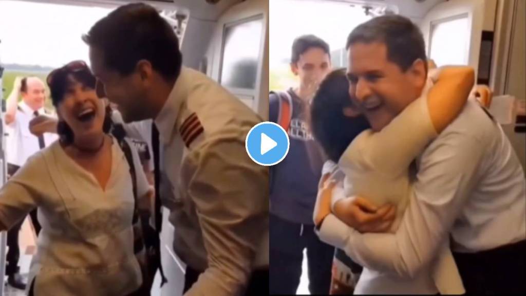 Mother's priceless reaction after she found out her son is the pilot on her flight Watch viral video on social media