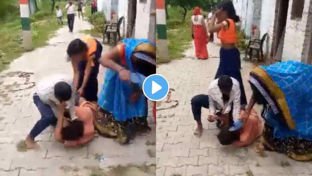 Mother in law and Son-in law fight video viral