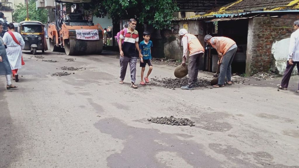 Pothole filling works speed up