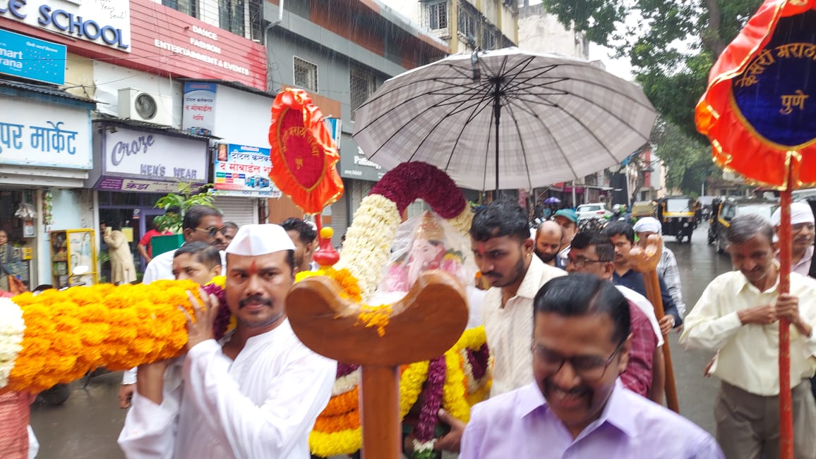 Pune Kesari Wada Ganpati Aagman 2023