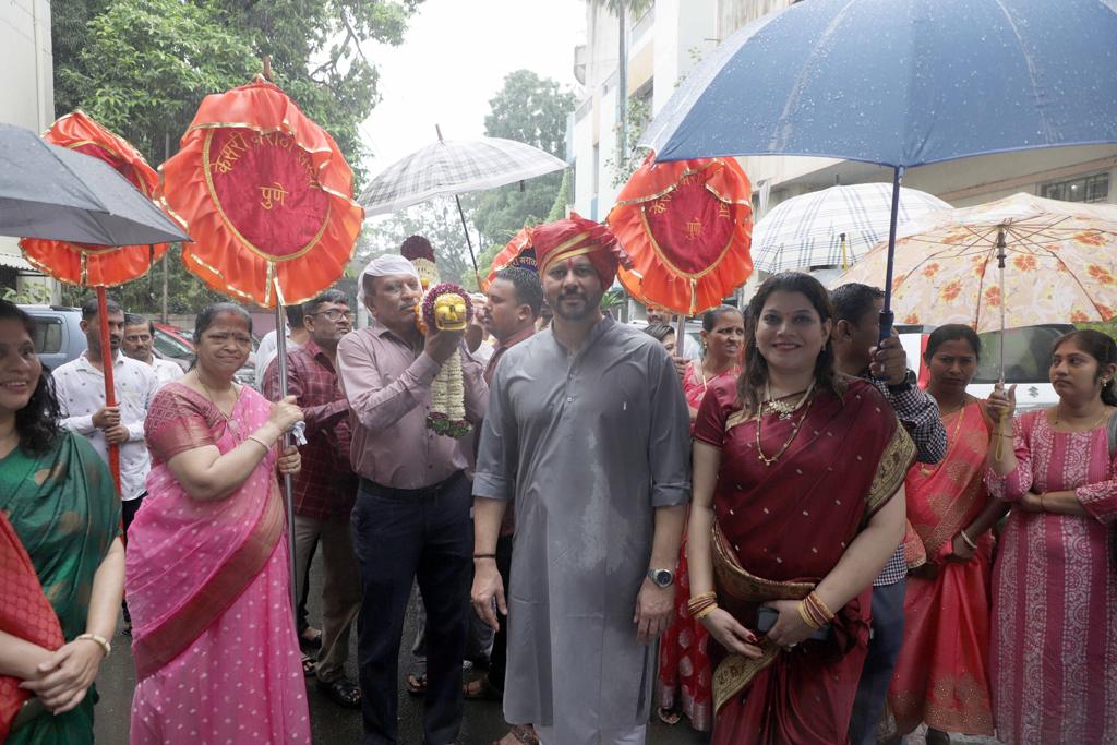 Pune Kesari Wada Ganpati Aagman 2023