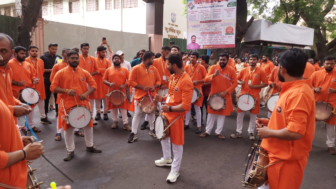 Pune Kesari Wada Ganpati Aagman 2023