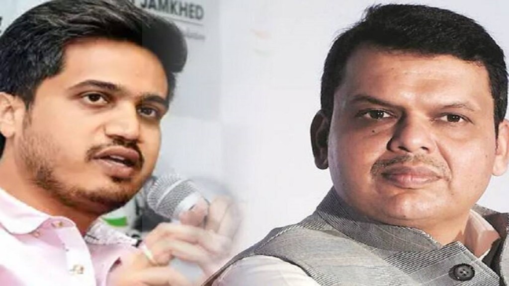 Rohit Pawar letter to Devendra Fadnavis