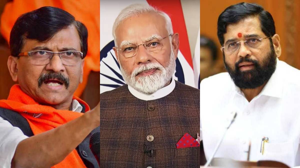 Sanjay Raut Narendra Modi Eknath Shinde